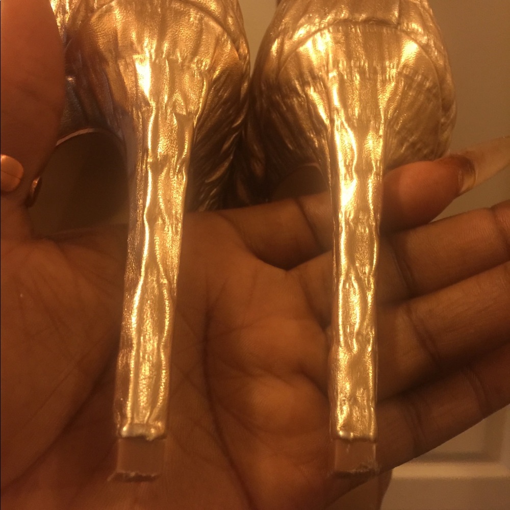 SEXY HIGH BOOTS ROSE-GOLD IN COLOR - Picture 6 of 9